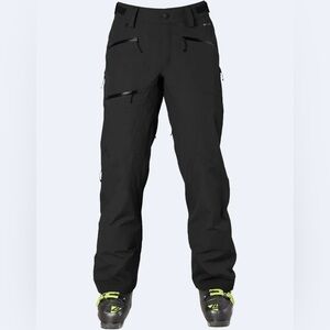 Flylow Nina Pants Black Skiing Water Resistant Relaxed Adjustable Womens Medium